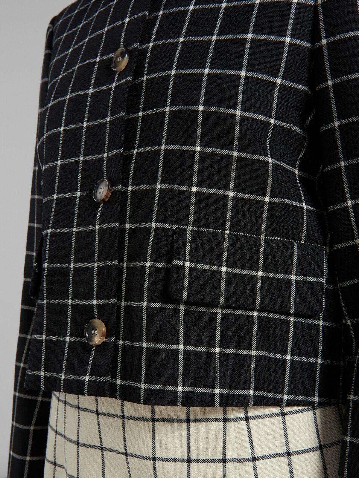 Marni o1w1db10125 Jacket in Black Size L / US 10 / IT 46 - 5 Thumbnail