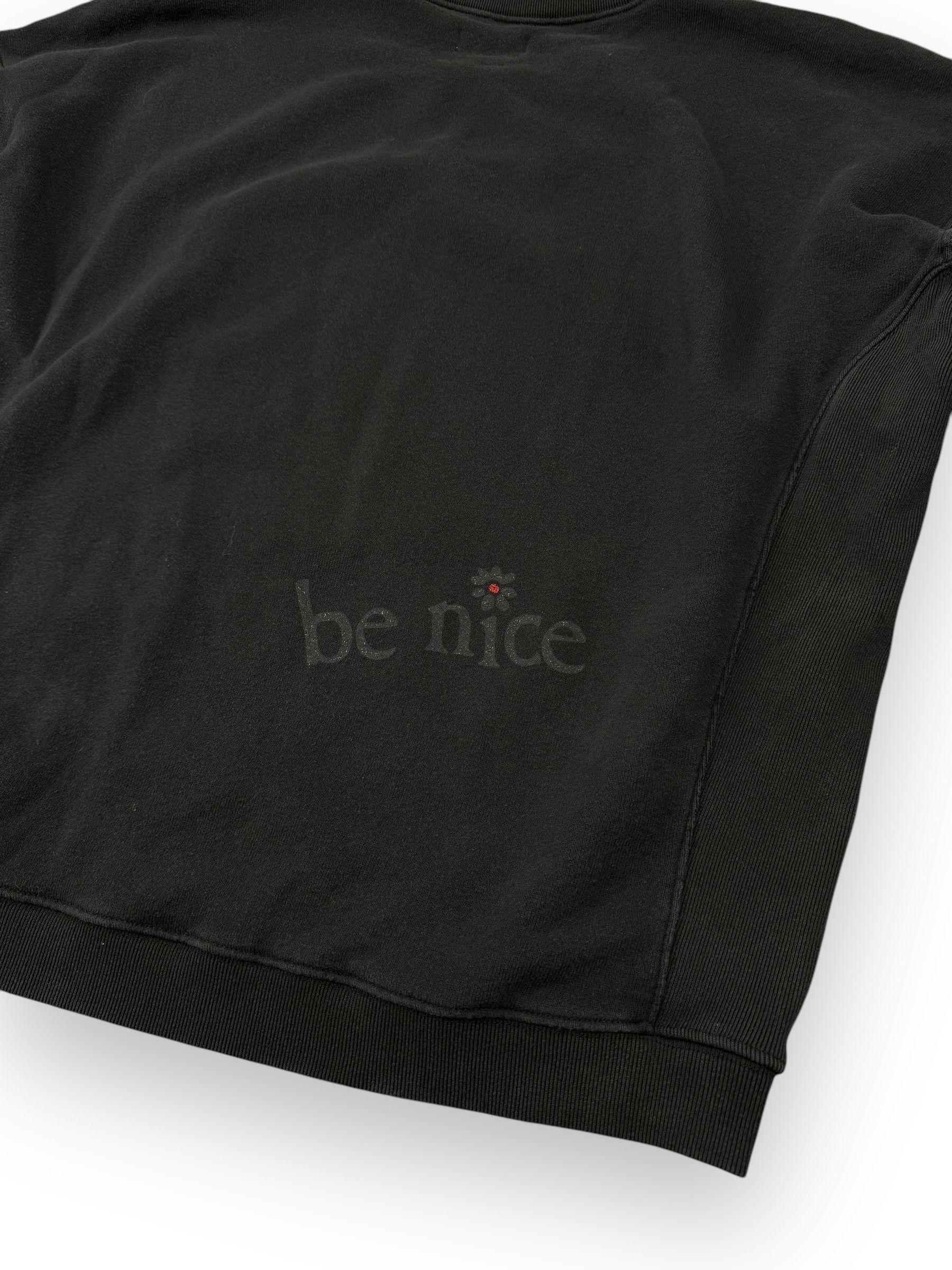 ERL Venice Be Nice Boxy Distressed Crewneck Sweatshirt Size US S / EU 44-46 / 1 - 3 Thumbnail