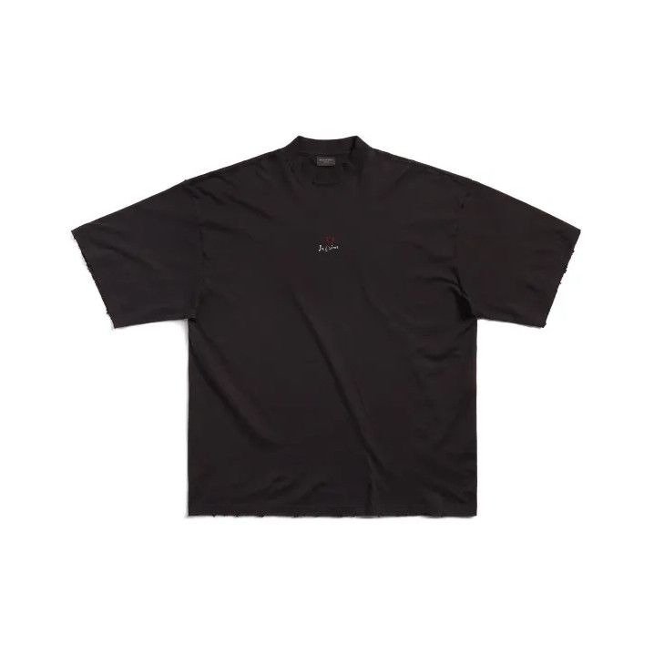 Balenciaga Balenciaga Black Casual Short Sleeve T-Shirt Size US XS / EU 42 / 0 - 1 Thumbnail