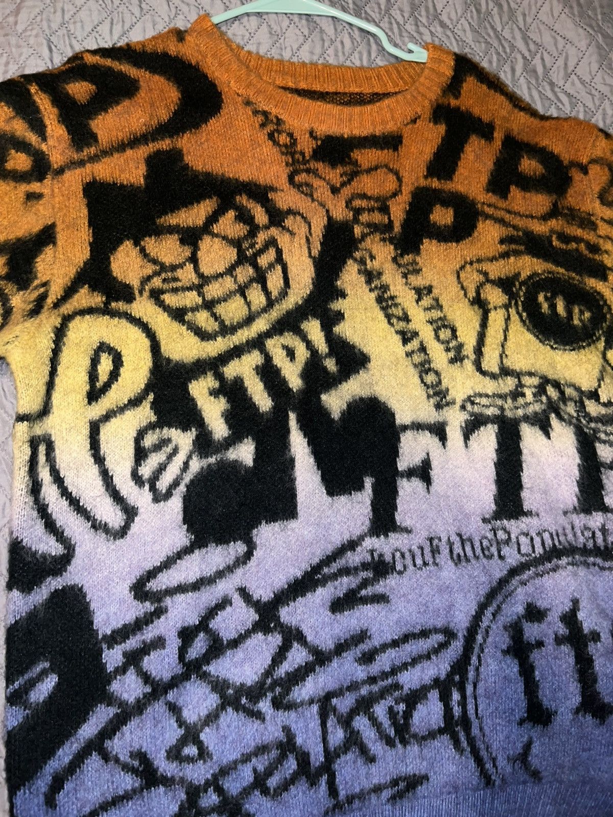 FTP Archive Mohair sweater - Orange