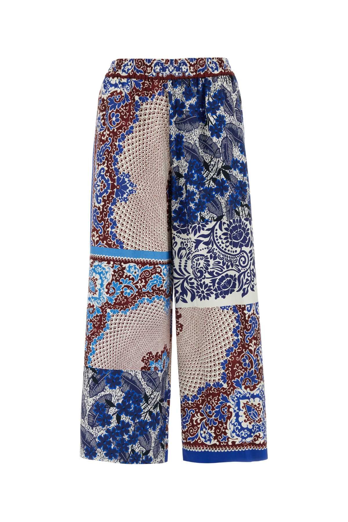 image of Weekend Max Mara Printed Poplin West Culotte Pant, Women's (Size 26)