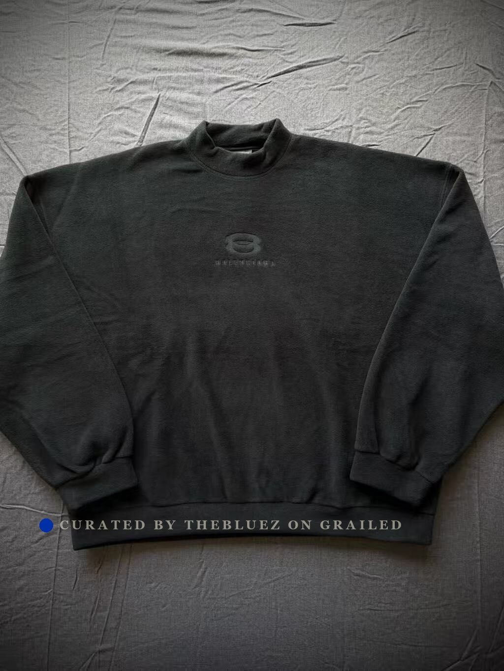 Balenciaga Balenciaga Double Ring Fleece Sweatshirt Size US S / EU 44-46 / 1 - 1 Thumbnail