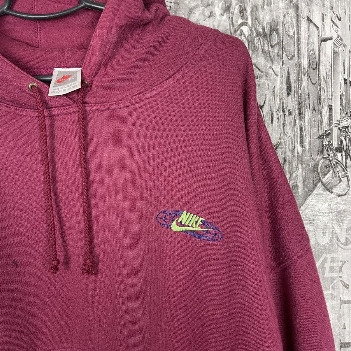 Nike Vintage Nike hoodie Nike Athletic 90s boxyfit big logo Size US XL / EU 56 / 4 - 4 Thumbnail
