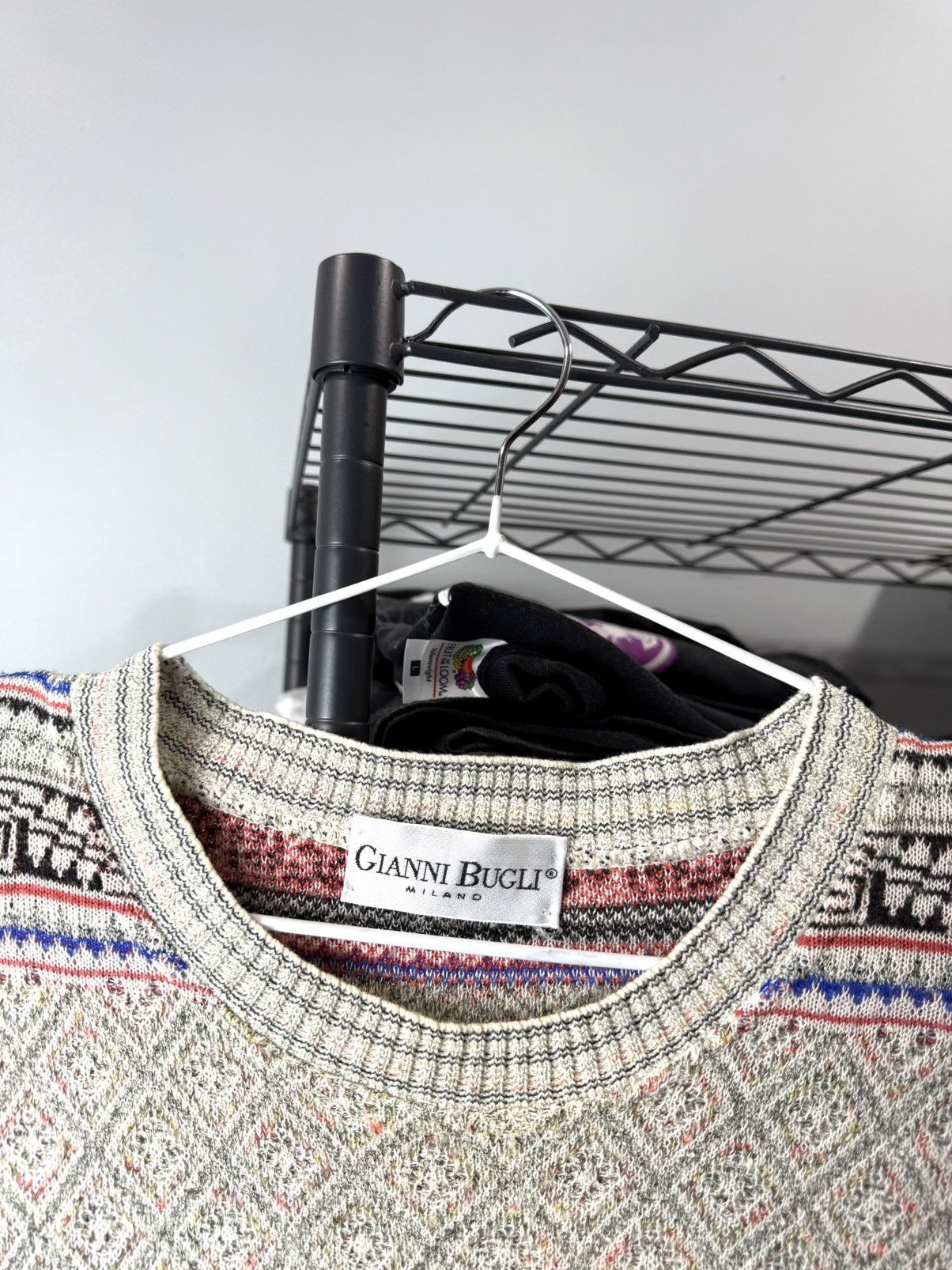 Vintage Vintage Gianni Bugli Milano Italy Luxury Sweater Size US L / EU 52-54 / 3 - 5 Thumbnail