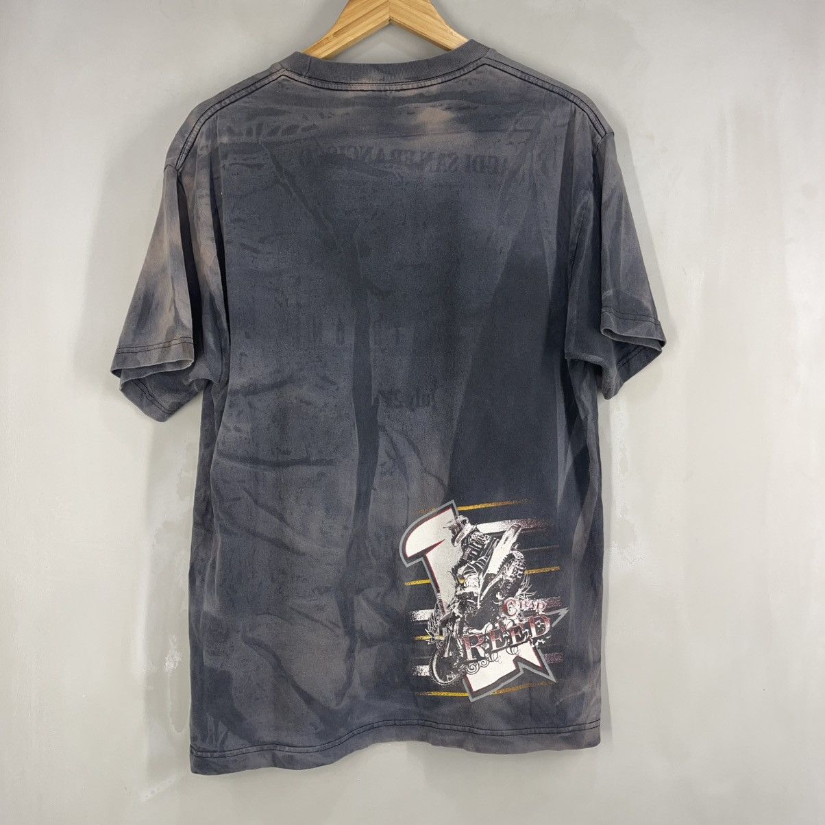 Alstyle Vintage Distress Graphic Motocross Design Shirt Size US L / EU 52-54 / 3 - 6 Thumbnail