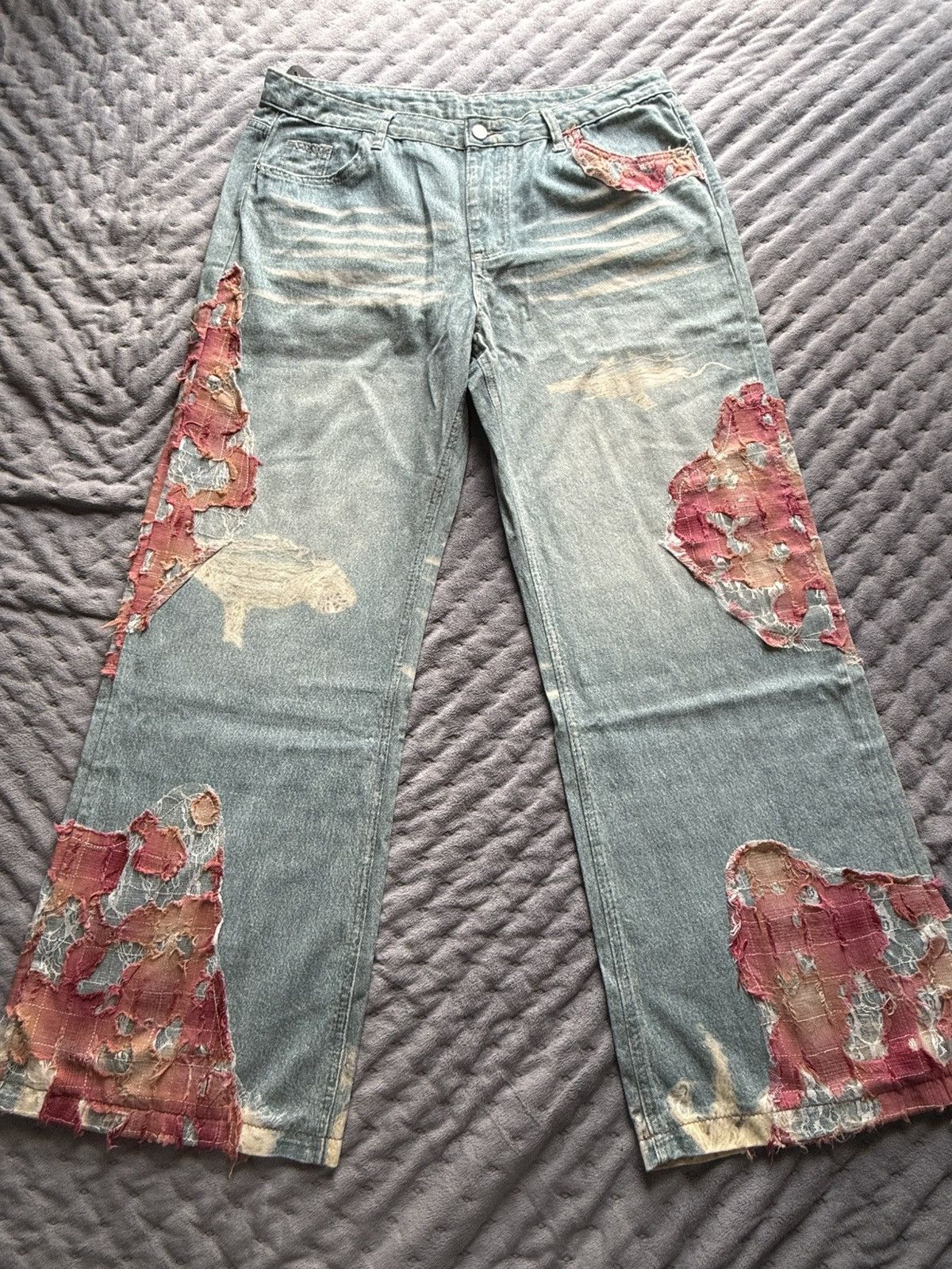 Other Floral pattern denim Size US 42 / EU 58 - 3 Thumbnail