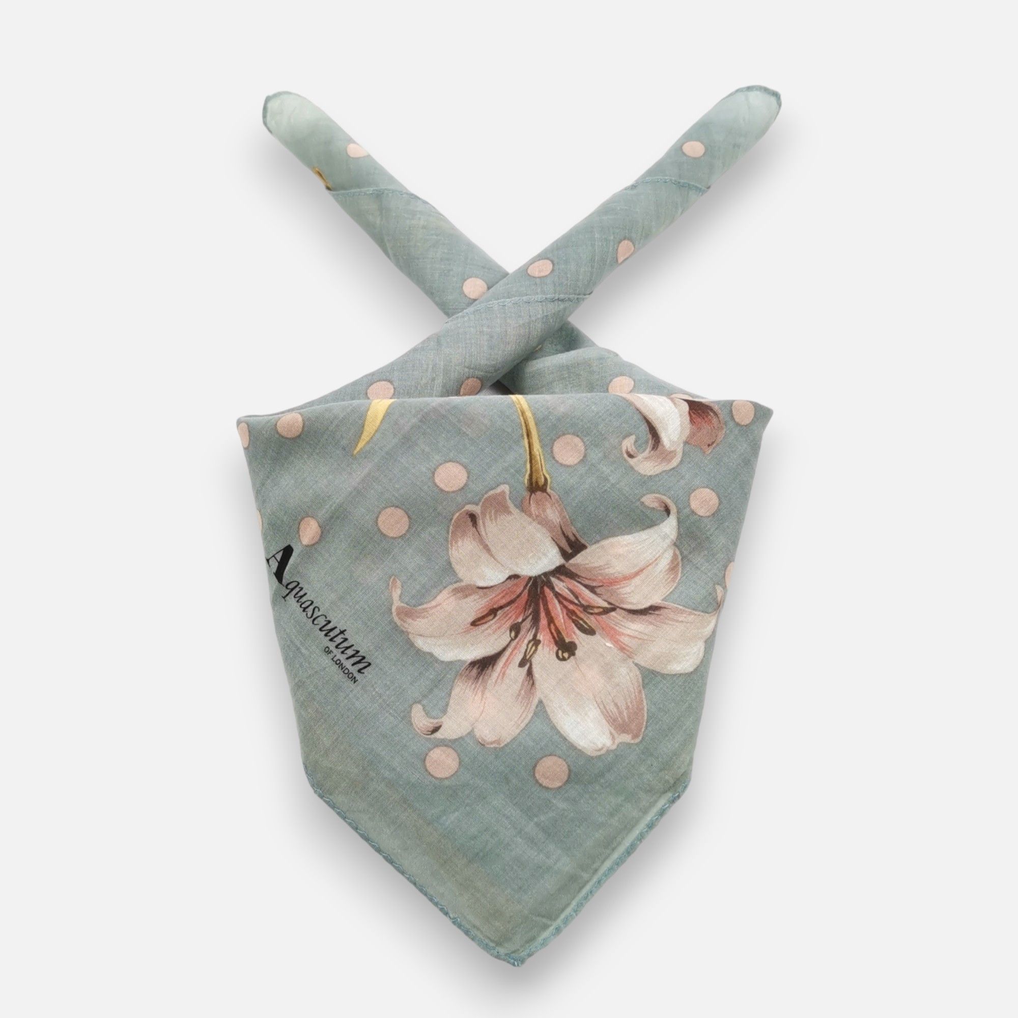 Aquascutum Vintage Aquascutum Handkerchief Pocket Square Bandana Size ONE SIZE - 1 Thumbnail
