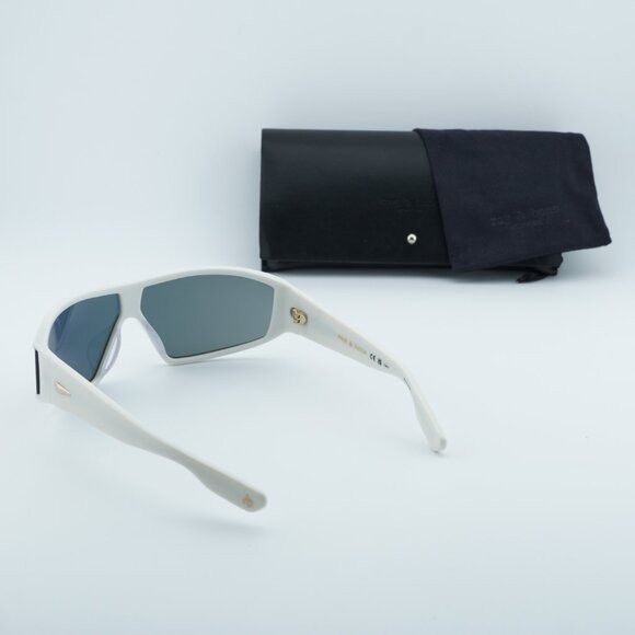 Rag & Bone Rag & Bone RNB6003/S 0VK6 TE Sunglasses White Shield Frame Size ONE SIZE - 9 Thumbnail