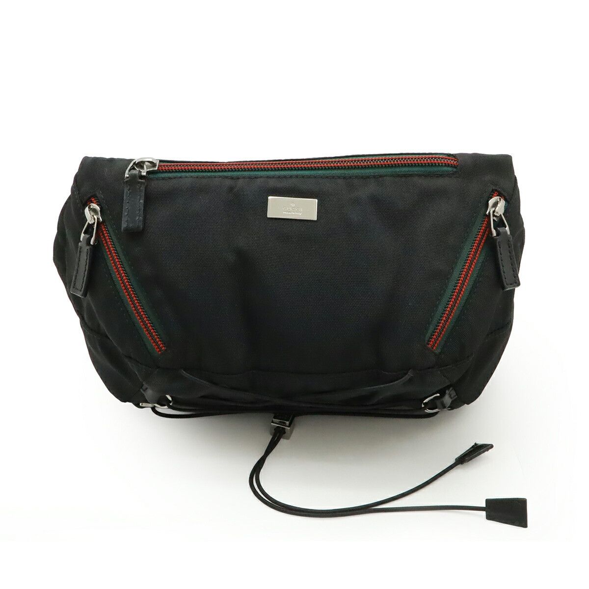 Gucci Gucci Gucci Nylon Canvas Waist Bag Textile Belt Bag 122350 DUTY FREE for USA Size ONE SIZE - 1 Thumbnail