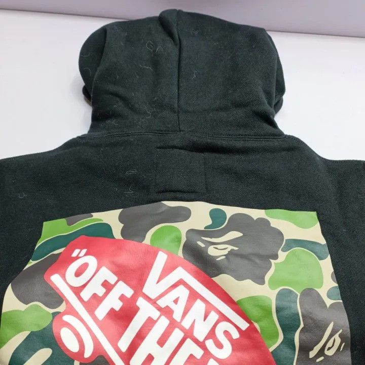Bape × Vans Vans x BAPE Black Logo Pullover Hoodie Unisex Size US M / EU 48-50 / 2 - 5 Thumbnail