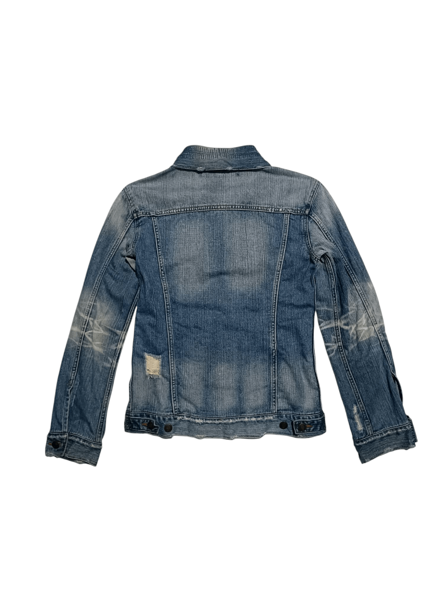 Japanese Brand Exhibitionist Jacket Jeans Distressed Ripped Size US M / EU 48-50 / 2 - 6 Thumbnail