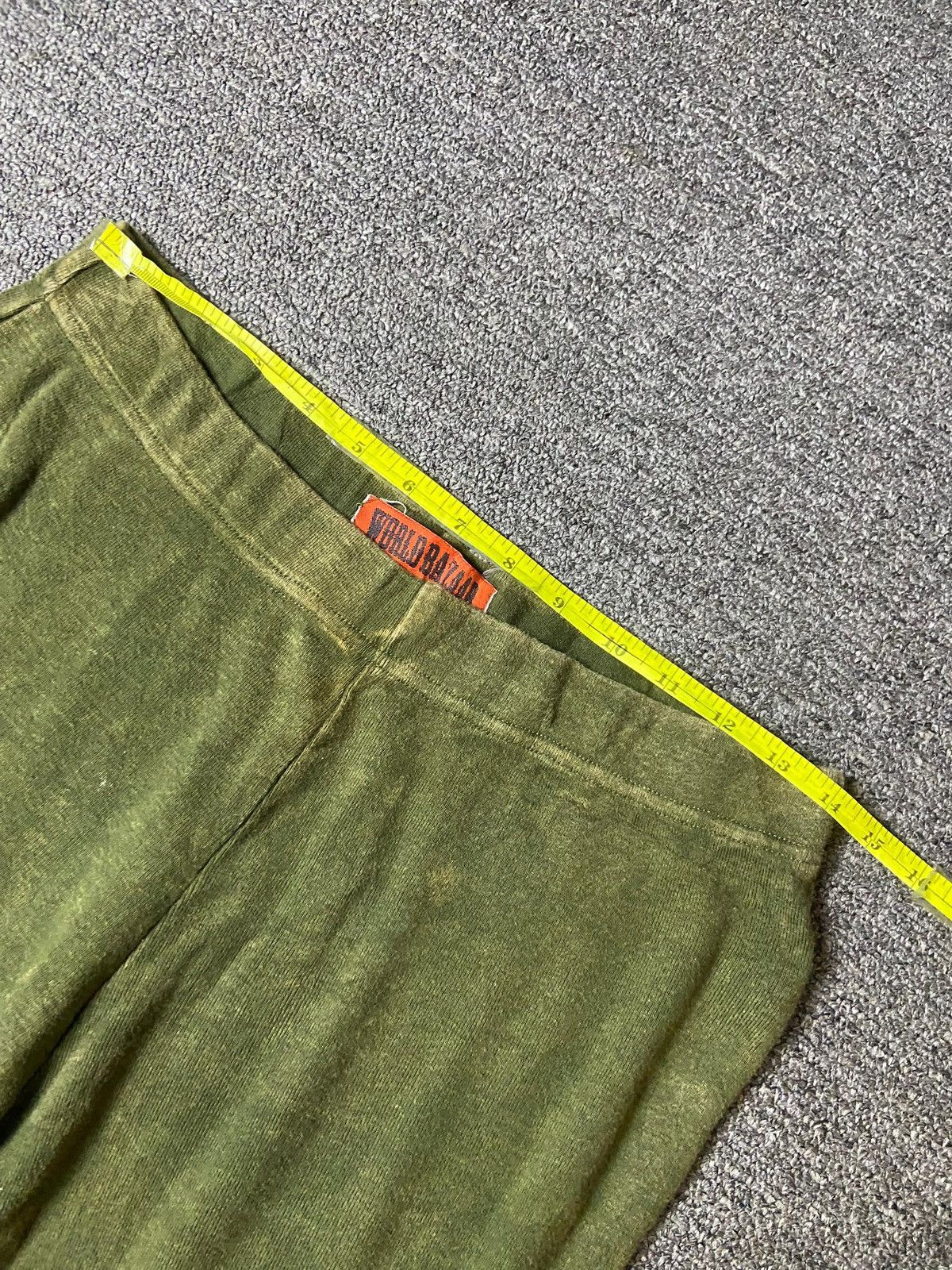 Japanese Brand × Vintage WORLD BAZAAR Bohemian Style Pants with Ruffles (126) Size US 28 / EU 44 - 4 Thumbnail