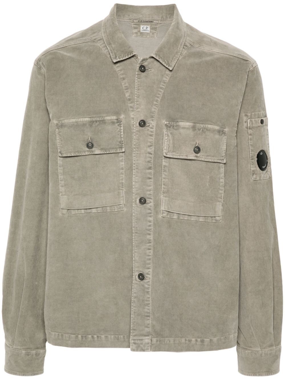 o1y1224 Solid Color Shirt in Grey
