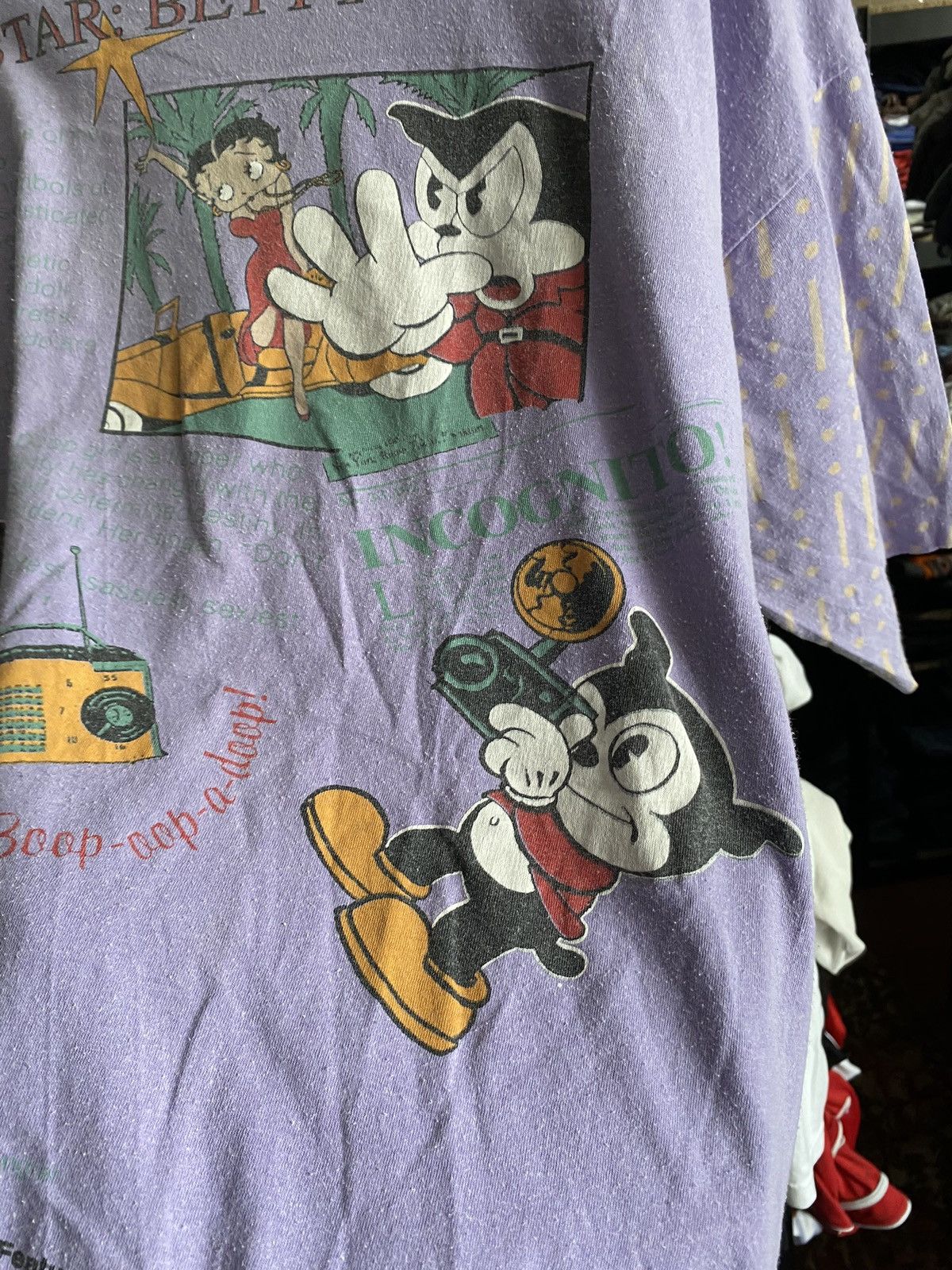 Cartoon Network × Vintage 🔥1991 Betty Boop The Star Incognito OG VNTG Purple Oversized Size US L / EU 52-54 / 3 - 4 Thumbnail