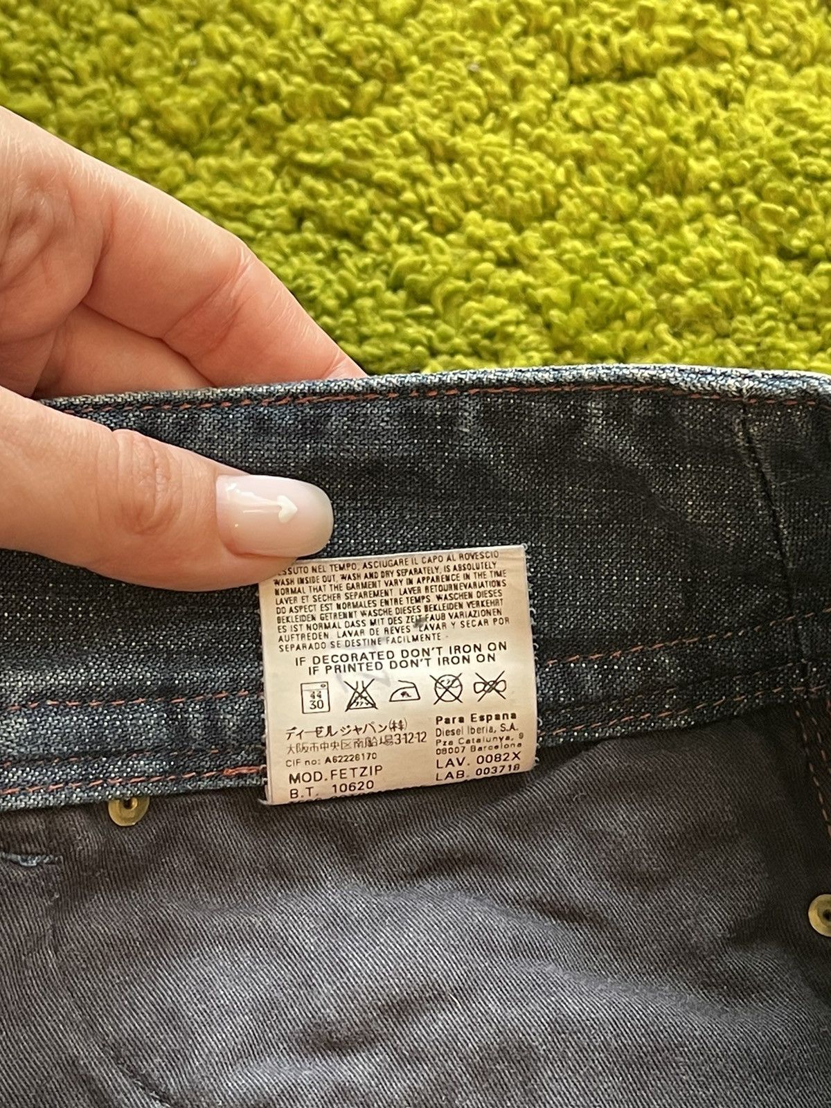 Designer × Diesel × Vintage Diesel 2000s vintage denim mini skirt Y2K Size 28" / US 6 / IT 42 - 8 Thumbnail