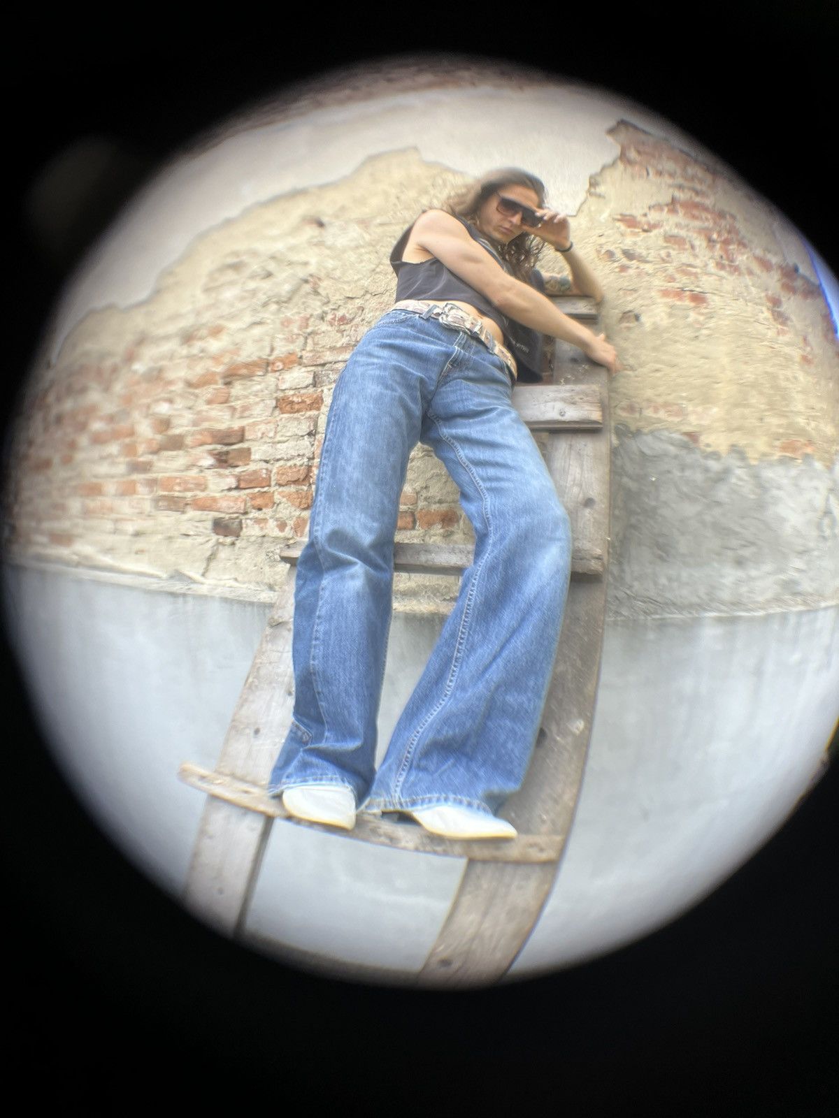 Handmade Handmade custom Levi’s denim jeans reworked flared pants Size US 32 / EU 48 - 1 Thumbnail