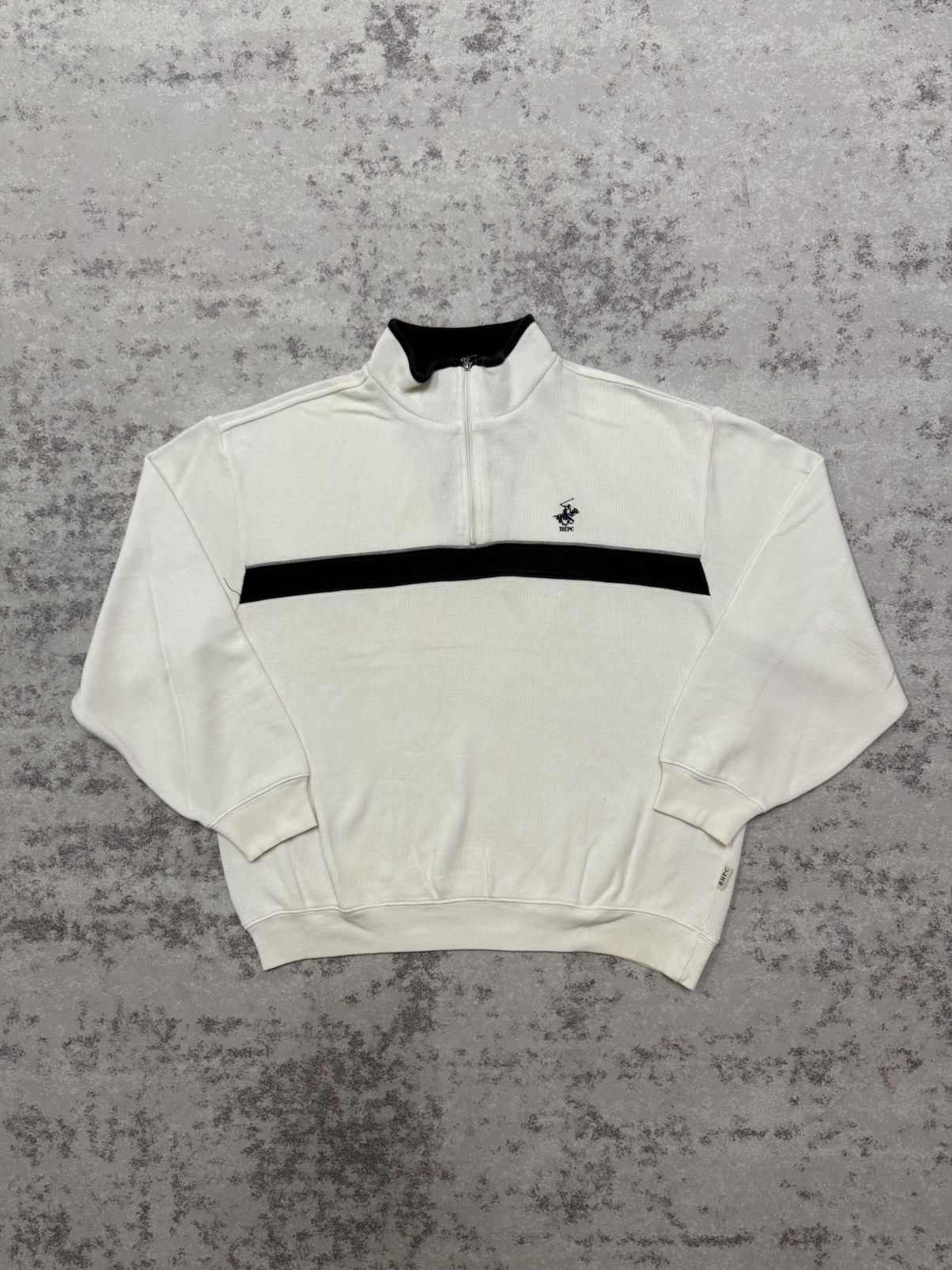 Beverly Hills Polo Club Vintage Beverly Hills Polo Club Halfzipper Sweatshirt croped Size US M / EU 48-50 / 2 - 3 Thumbnail