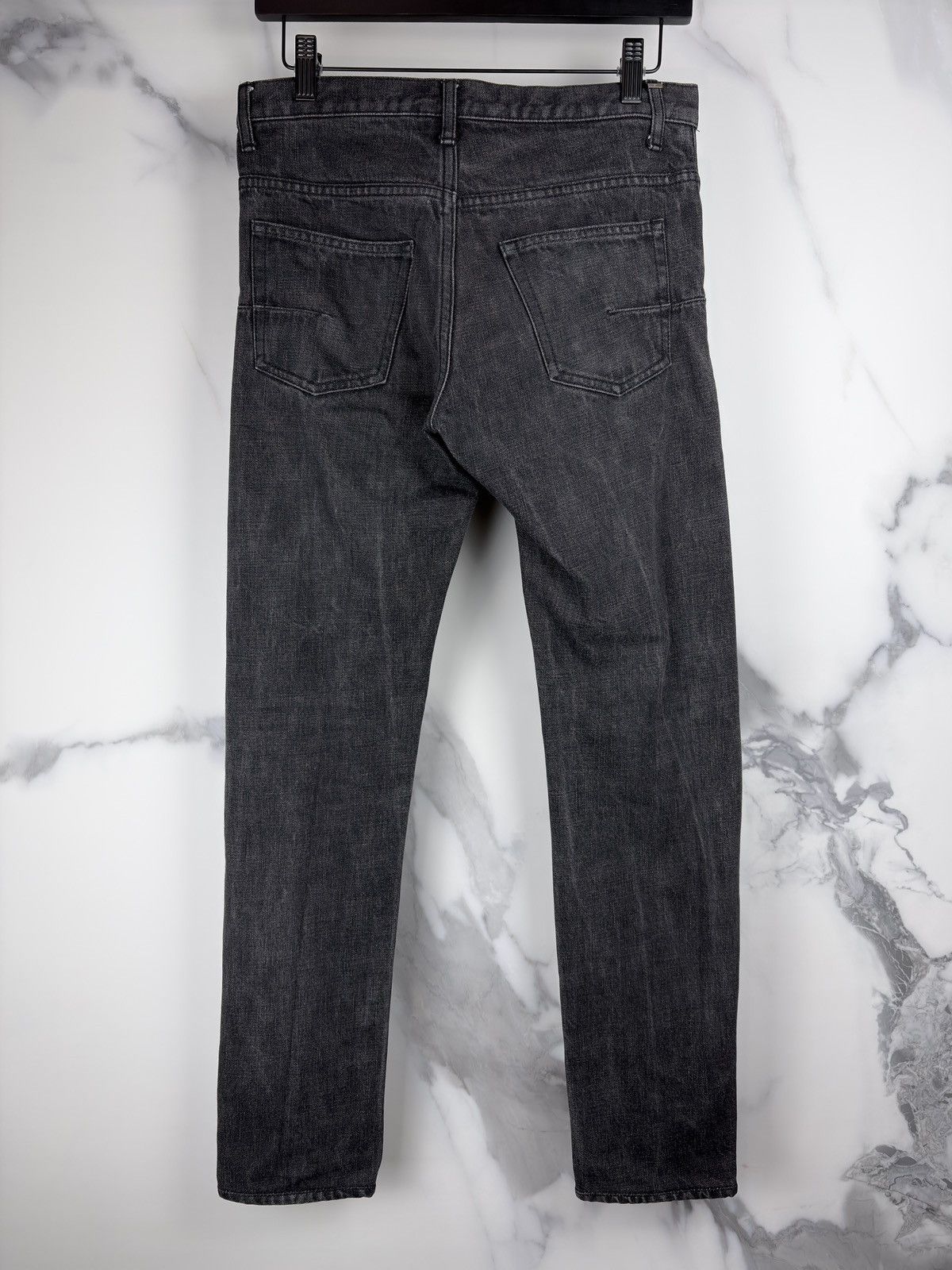 Dior SS09 Dior Homme Washed Black Denim Jeans Kris Van Assche Size US 28 / EU 44 - 3 Thumbnail