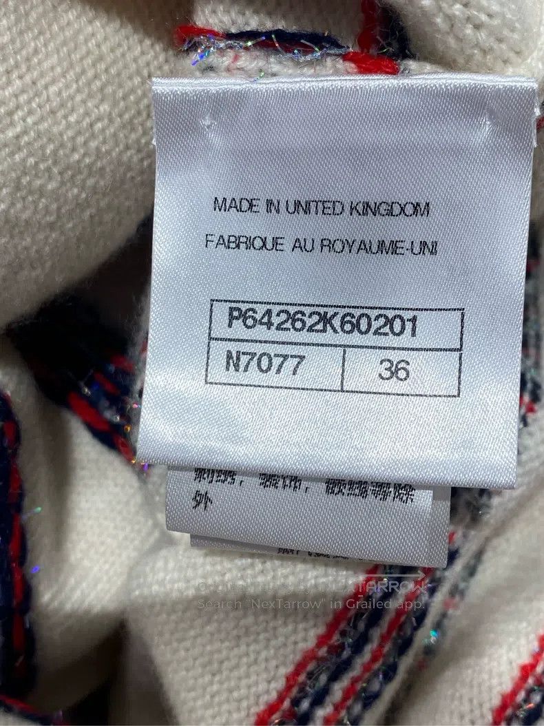 Chanel Chanel 20-year-old roof series white and red striped jacke Size XS / US 0-2 / IT 36-38 - 6 Thumbnail