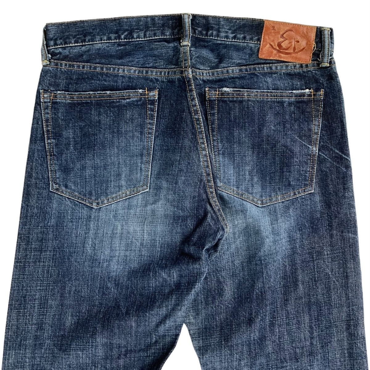 Eternal × Japanese Brand Japanese Brand Eternal Raw Denim Distressed Jeans Size US 34 / EU 50 - 1 Thumbnail