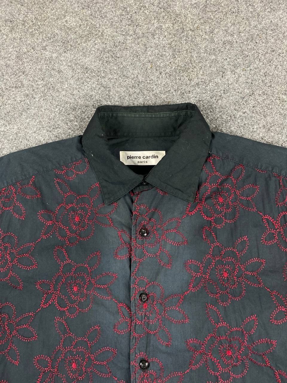 Pierre Cardin piere cardin embroided shirt nice design Size US L / EU 52-54 / 3 - 2 Thumbnail