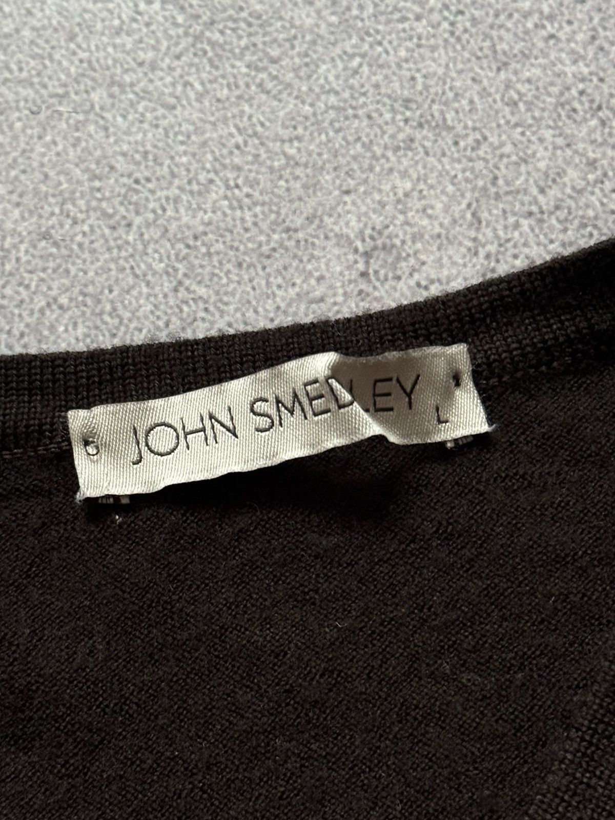 Designer × John Smedley John smedley L brown v-neck sweater jumper pullover knitwear Size US L / EU 52-54 / 3 - 8 Thumbnail