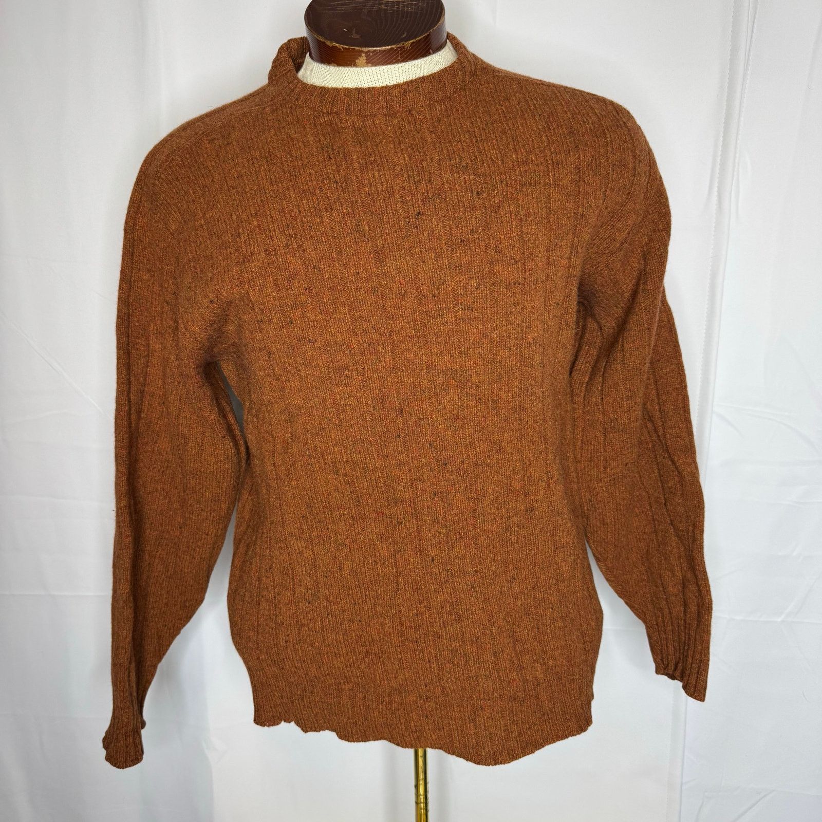McGregor McGregor Vintage McGregor Shetland Wool Sweater L Brown USA Size US L / EU 52-54 / 3 - 2 Thumbnail
