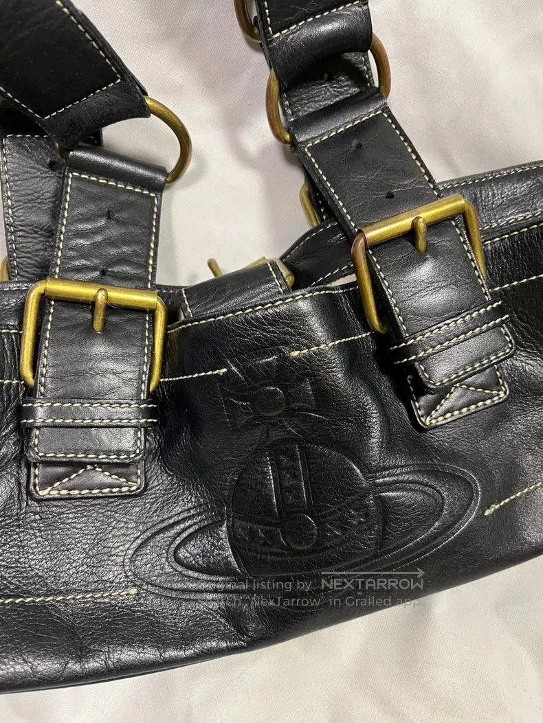 Vivienne Westwood Vivienne Westwood Baguette Motorcycle Tote Bag. Size ONE SIZE - 3 Thumbnail