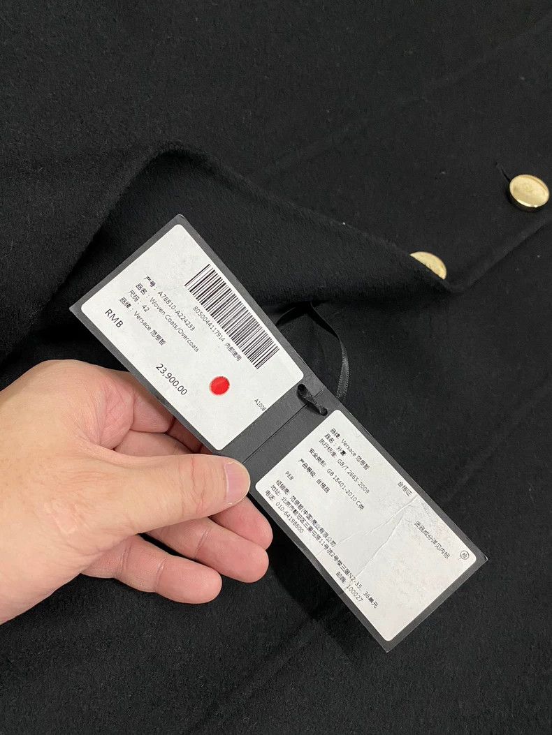 Versace Versace Women's reversible wool cashmere coat Size L / US 10 / IT 46 - 2 Thumbnail