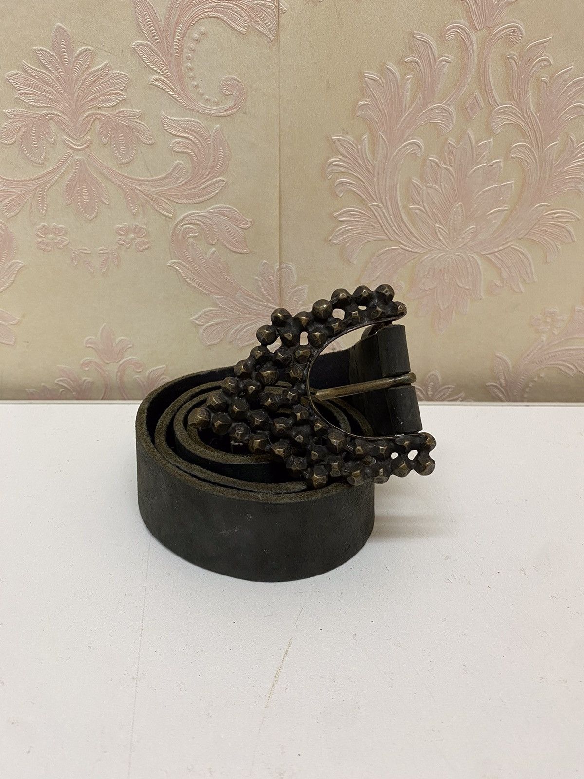 Japanese Brand Japanese Brand Leather Buckle Belt Size ONE SIZE - 2 Thumbnail