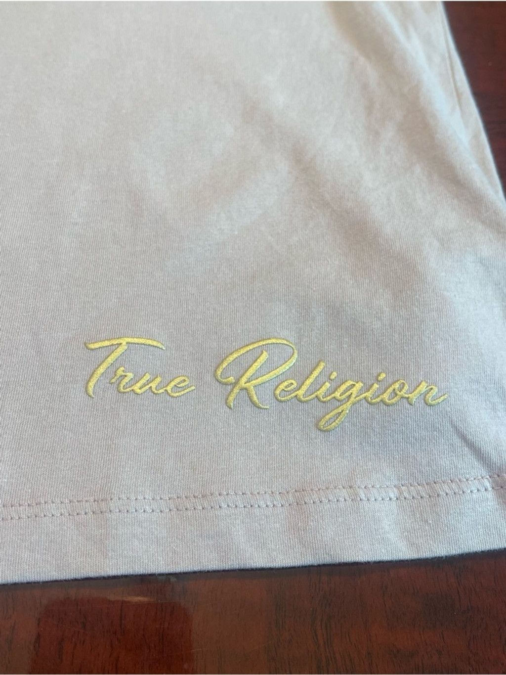 True Religion True Religion Foil Horseshoe Logo Crew Tee 2XL Pastel Pink Size XXL / US 16-18 / IT 52-54 - 4 Thumbnail