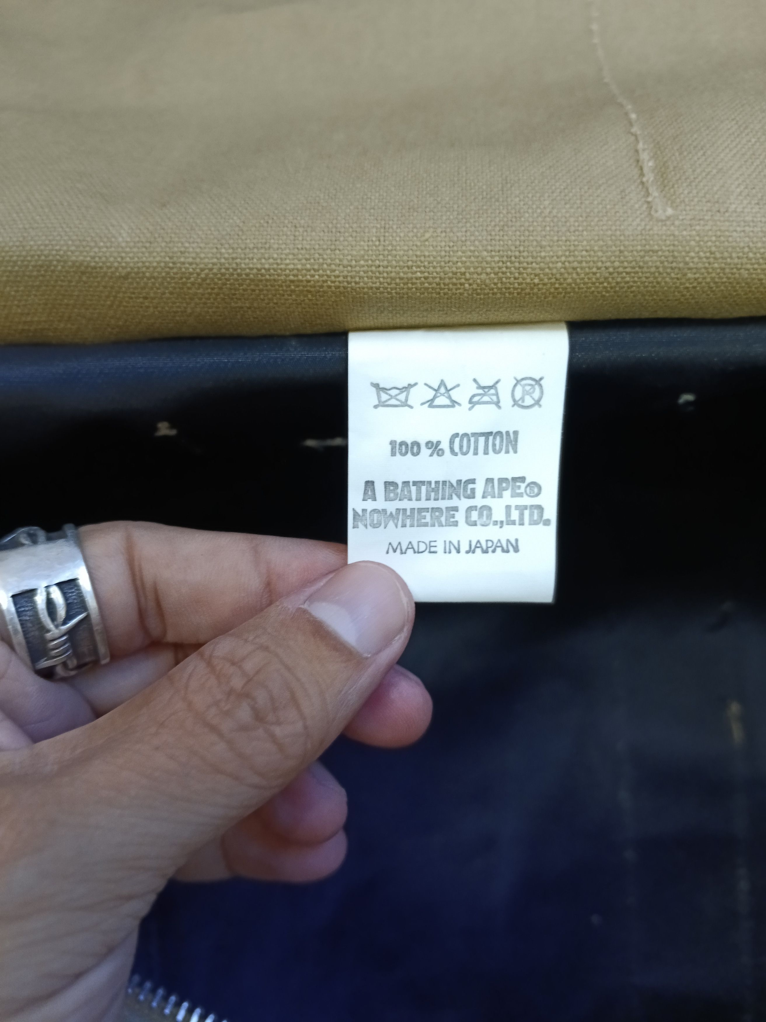 Bape A BATHING APE NOWHERE CANVAS DUFFLE TRAVEL BAG Size ONE SIZE - 13 Thumbnail