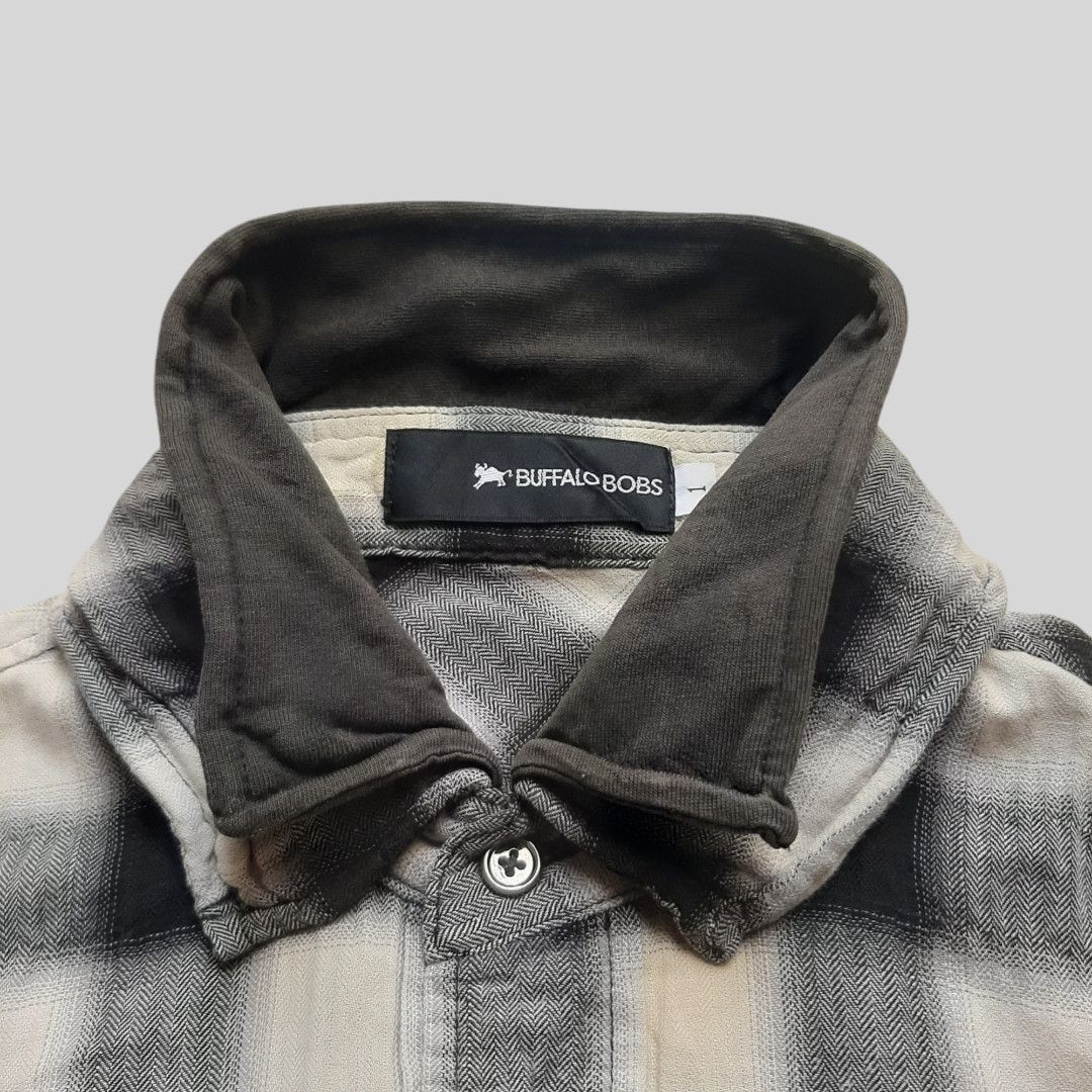 14th Addiction × BUFFALO BOBS × If Six Was Nine Buffalo bobs raw stitched hybrid shirt Size US S / EU 44-46 / 1 - 4 Thumbnail