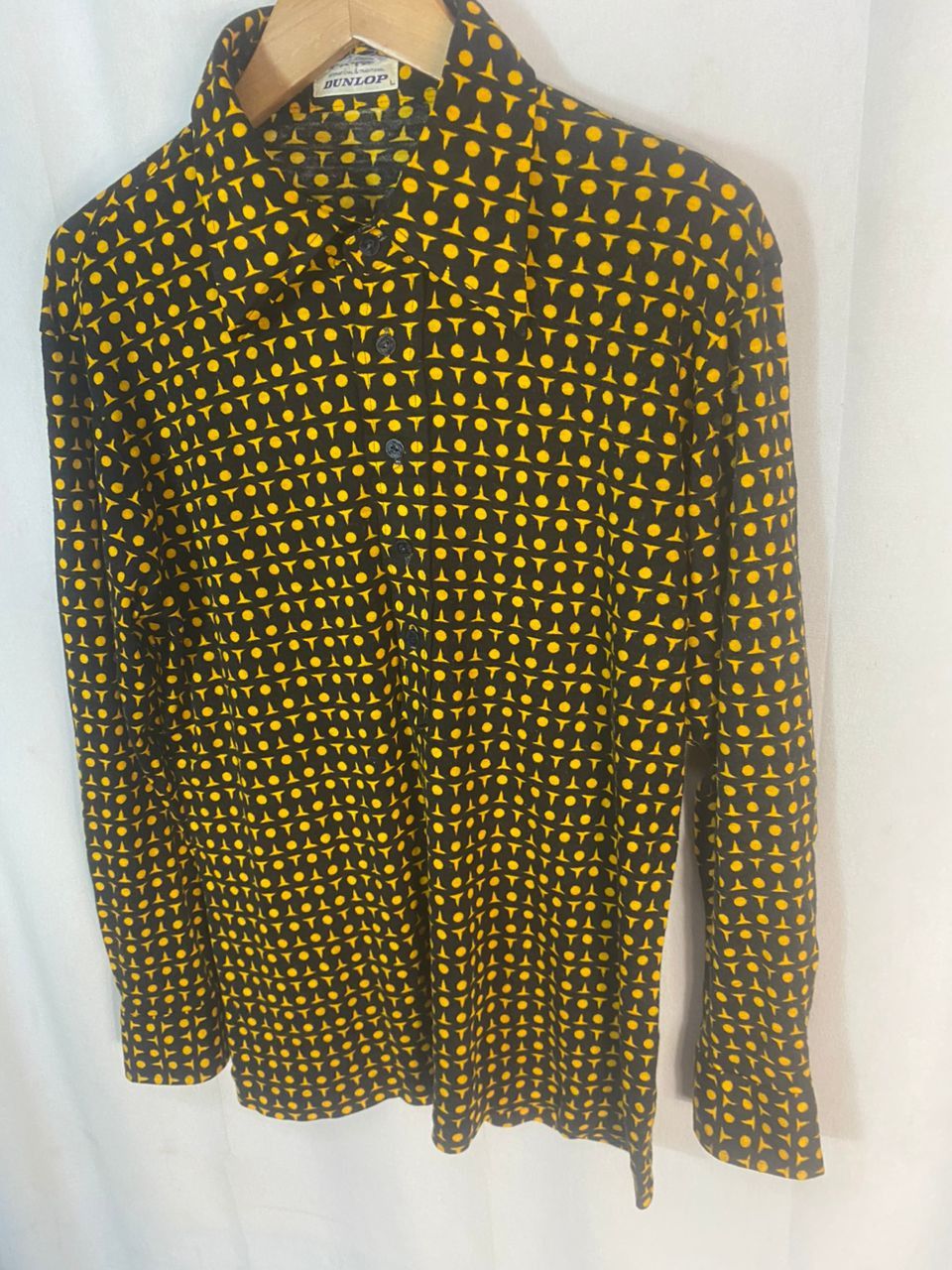 Dunlop Vintage dunlop half button up retro shirt Size US M / EU 48-50 / 2 - 3 Thumbnail