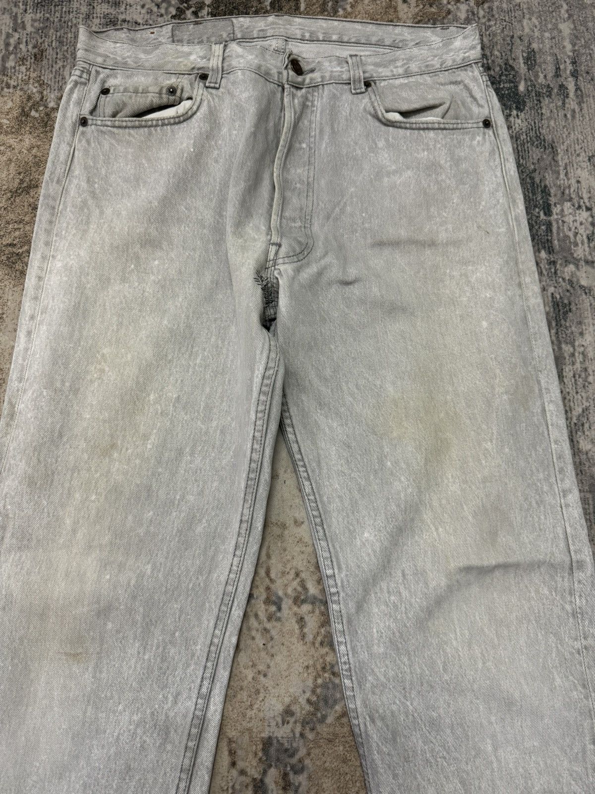 Levi's Vintage Levi’s 501 Distressed Blue Faded W36 Made In Usa Size US 36 / EU 52 - 2 Thumbnail
