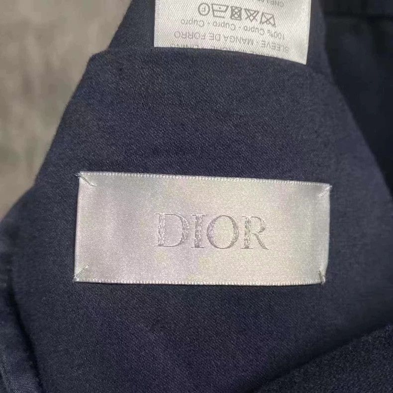 Dior Denim tears latest blue embroidered pattern logo suit jack Size US S / EU 44-46 / 1 - 4 Thumbnail