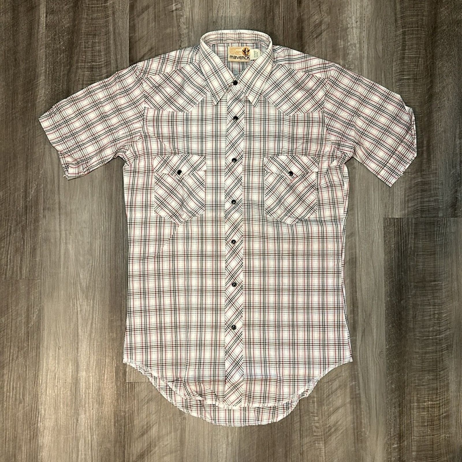 Other Maverick Vintage Western Long Tails Pearl Snap - Small Size US S / EU 44-46 / 1 - 2 Thumbnail