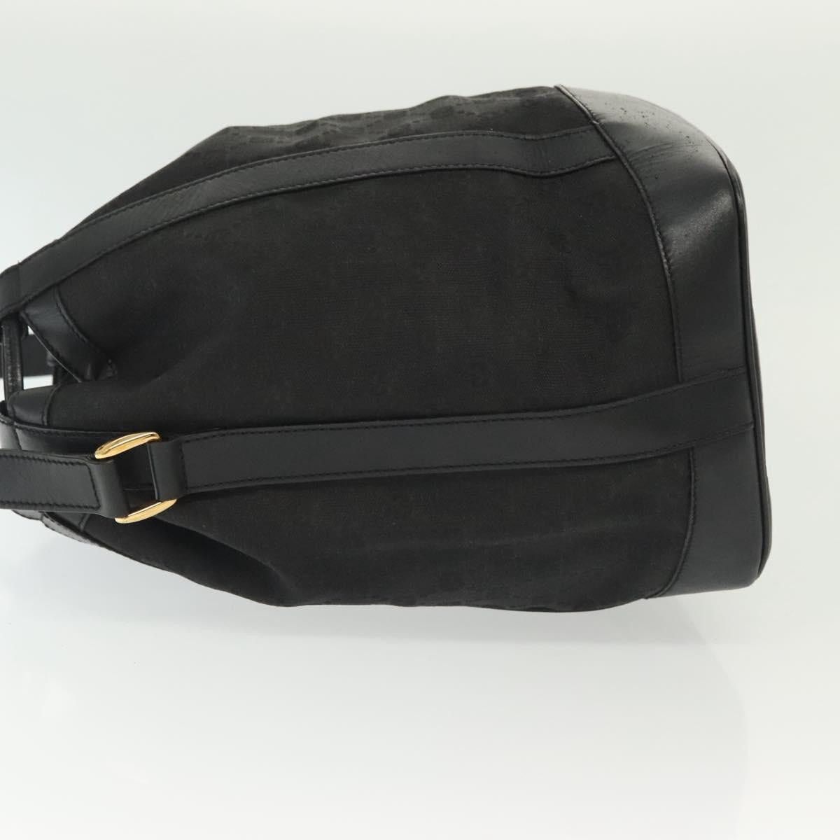 Gucci GUCCI GG Canvas Shoulder Bag Black Gold Size ONE SIZE - 5 Thumbnail