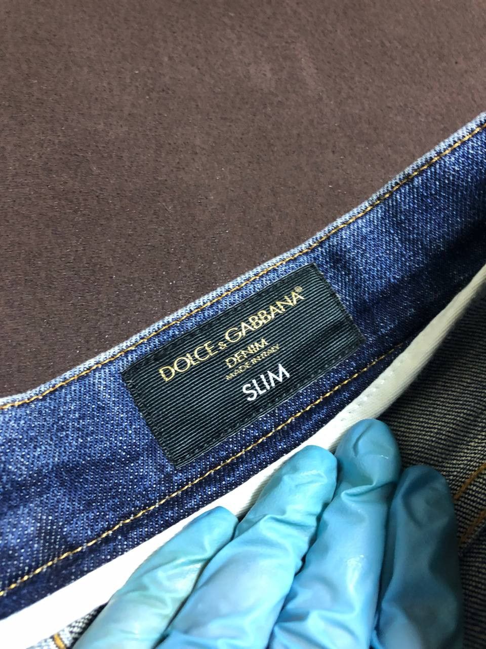 Dolce & Gabbana DOLCE & GABBANA Indigo Distressed Denim Button Fly jeans Size US 30 / EU 46 - 3 Thumbnail