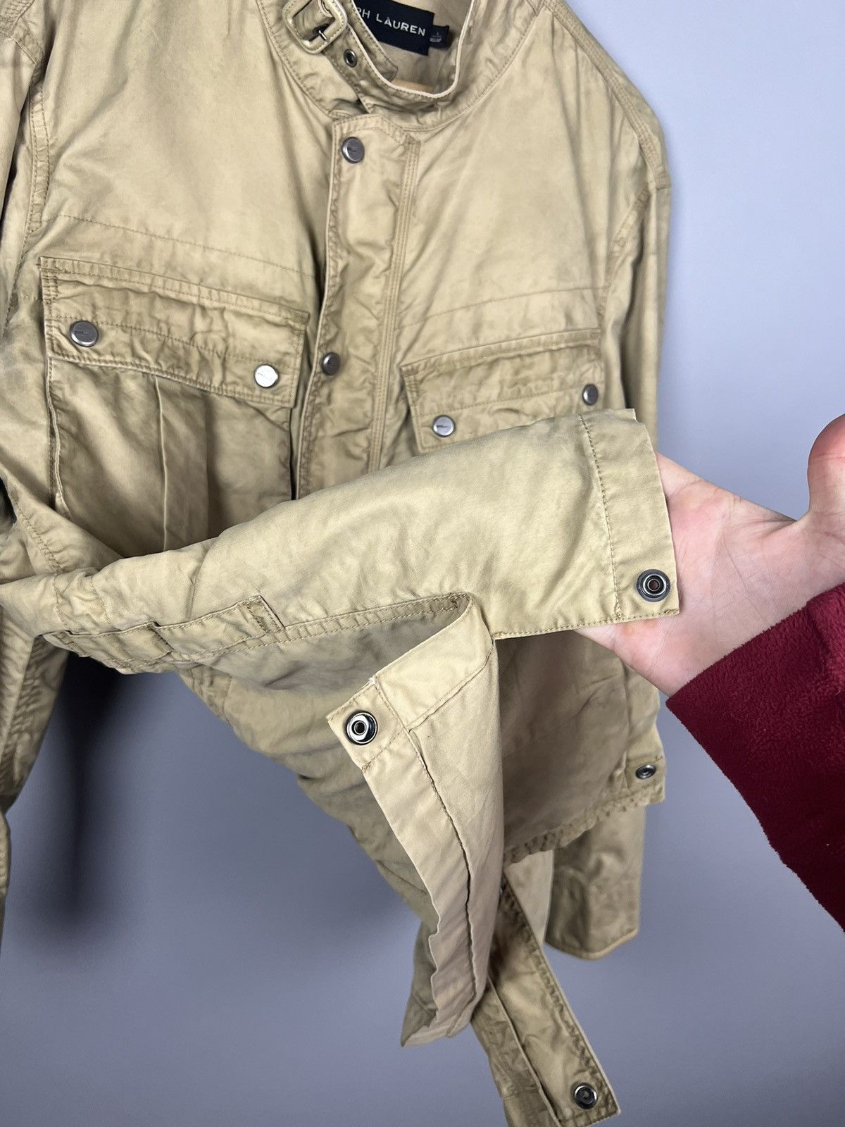 Polo Ralph Lauren (L) POLO RALPH LAUREN Black Label Motorcycle /biker Jacket Size US L / EU 52-54 / 3 - 16 Thumbnail