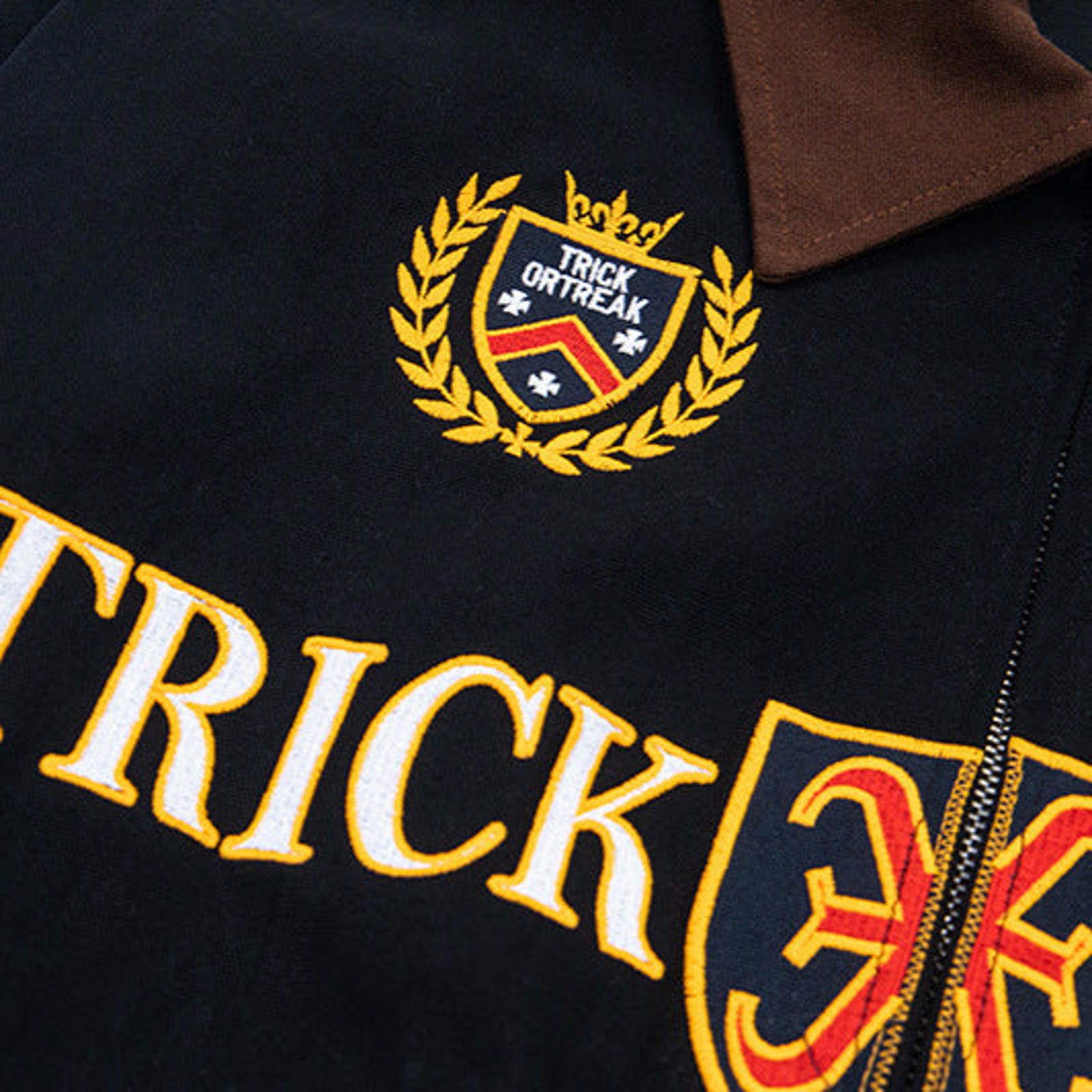 Other Gold-Embroidered Crest Varsity Bomber |Equestrian Jacket Size US M / EU 48-50 / 2 - 3 Thumbnail