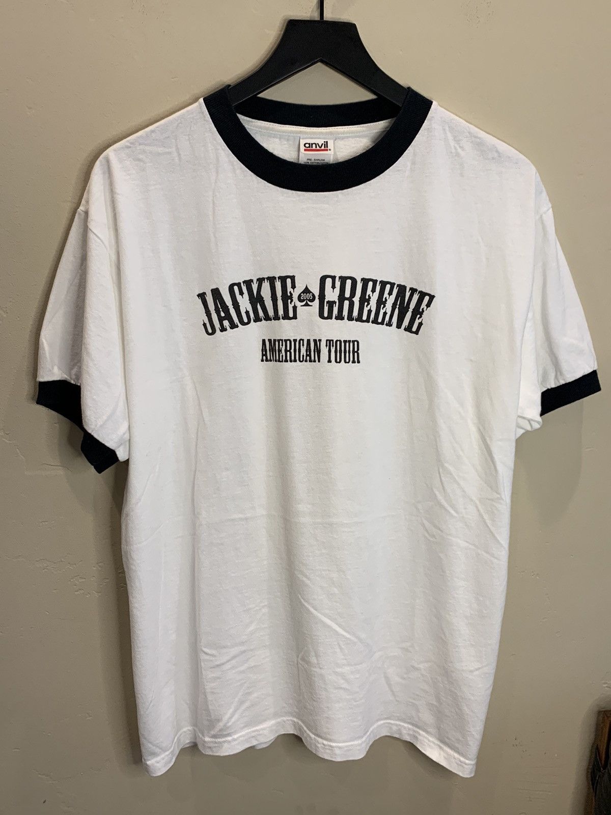 image of Band Tees Vintage 2005 Jackie Greene American Tour Band T-Shirt in Black/White, Men's (Size Medium)