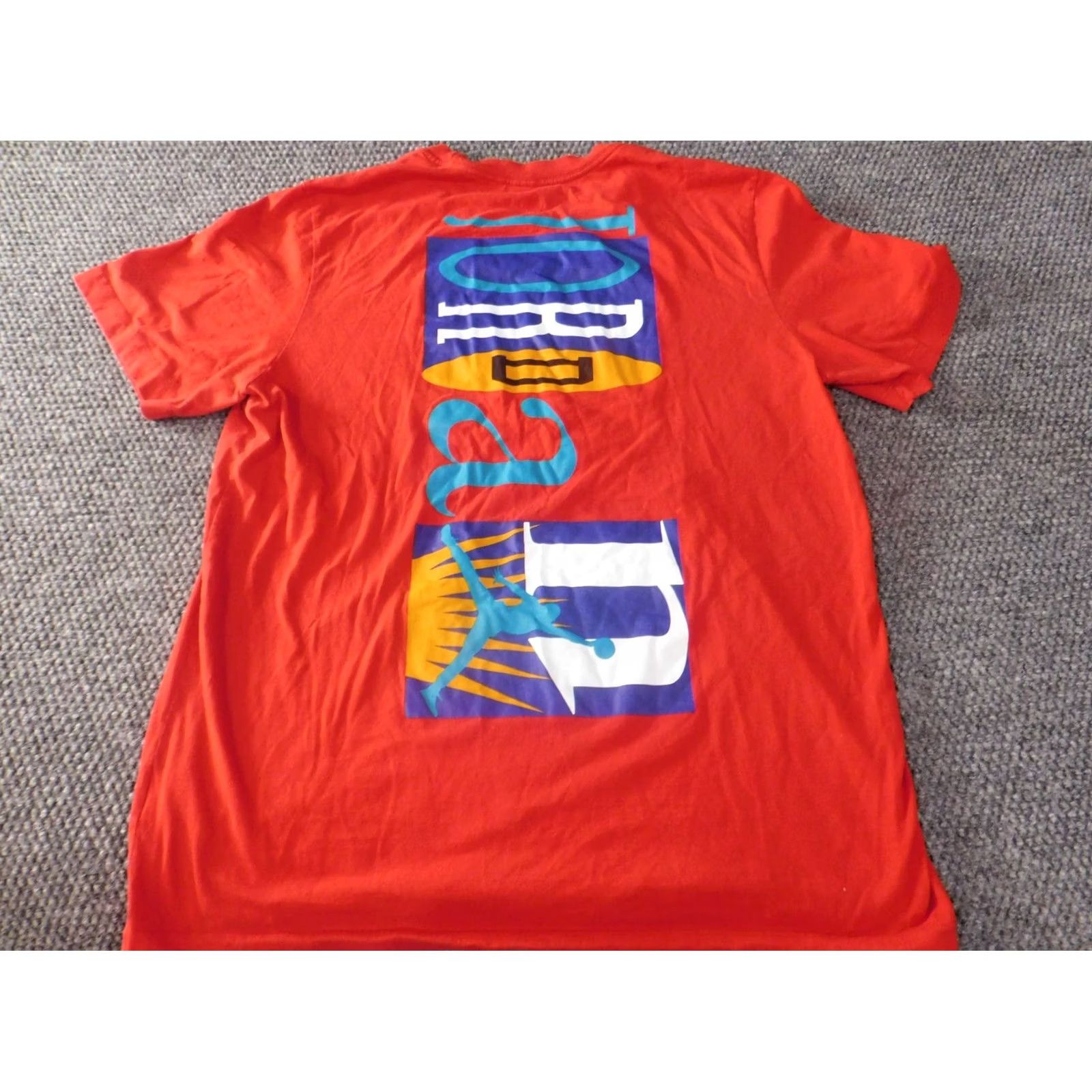 Jordan Brand Air Jordan Shirt Large Mens red Retro classic nike graphic casual nba Size US L / EU 52-54 / 3 - 2 Thumbnail