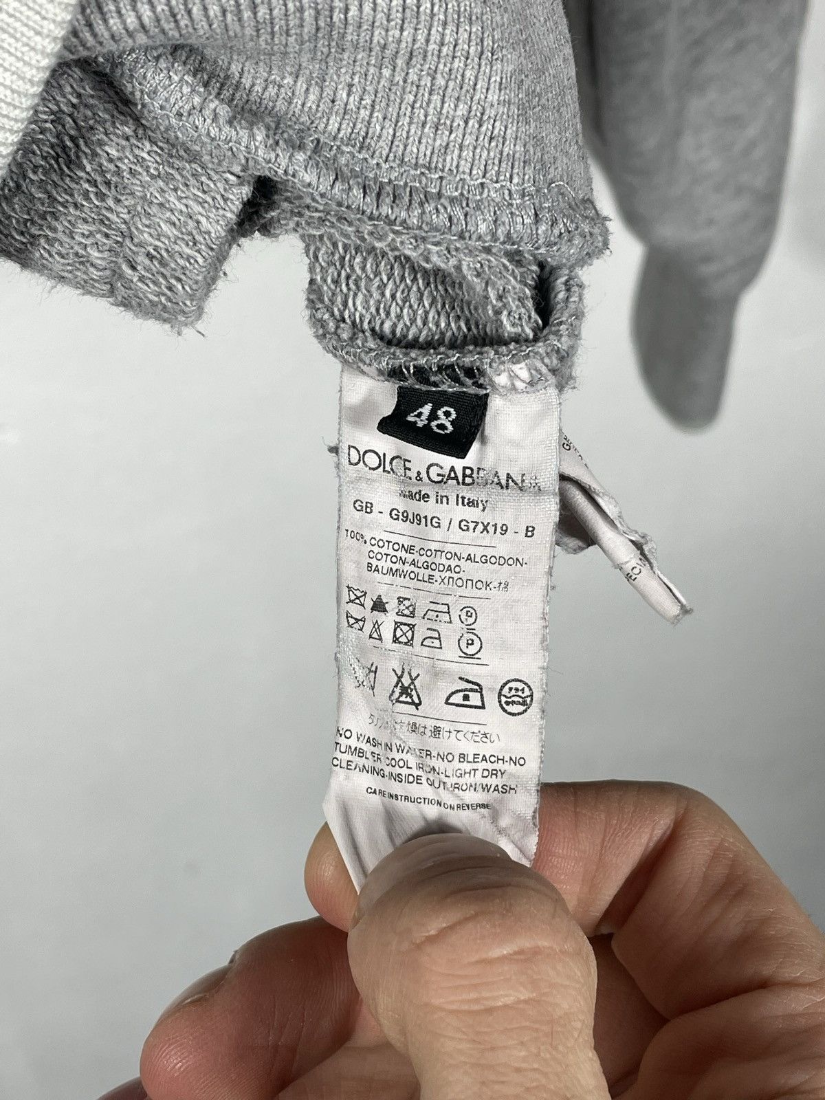 Dolce & Gabbana × Vintage Dolce&Gabbana Zip Sweatshirt Old Money Designer High End Size US M / EU 48-50 / 2 - 8 Thumbnail