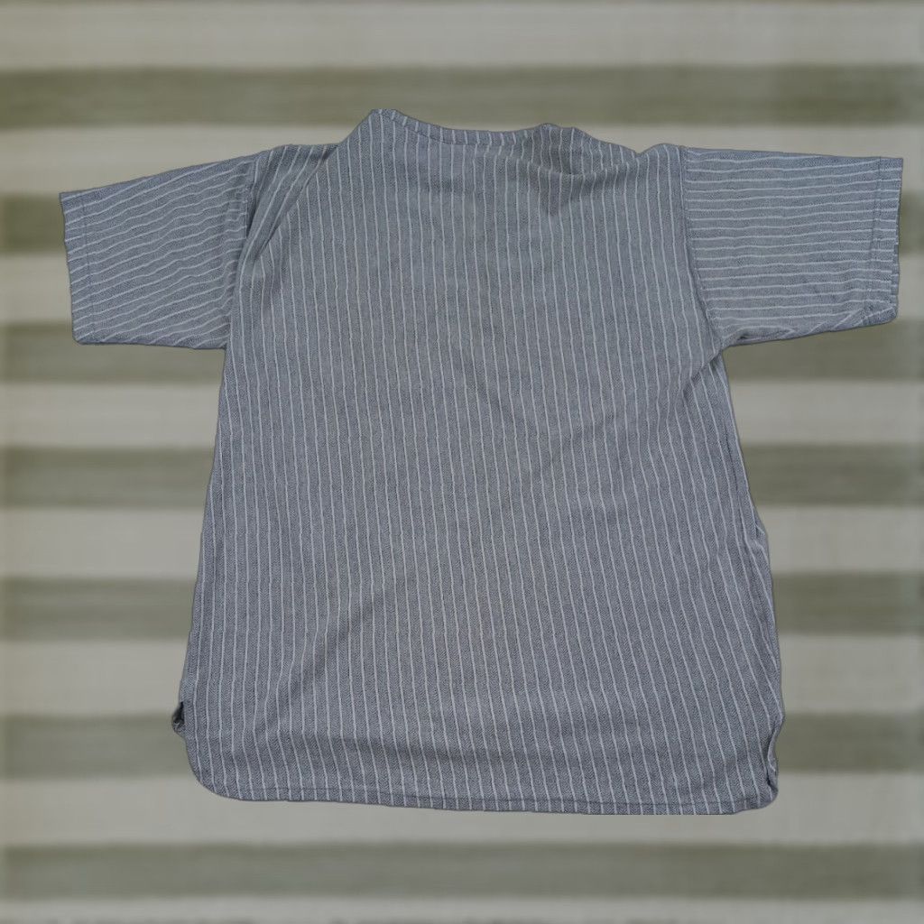 Vintage VINTAGE Classic Looney Tunes Grey Pinstriped Baseball Jersey L Taz,Bugs,Sly LG 1990s Gray Mens Size US L / EU 52-54 / 3 - 1 Thumbnail