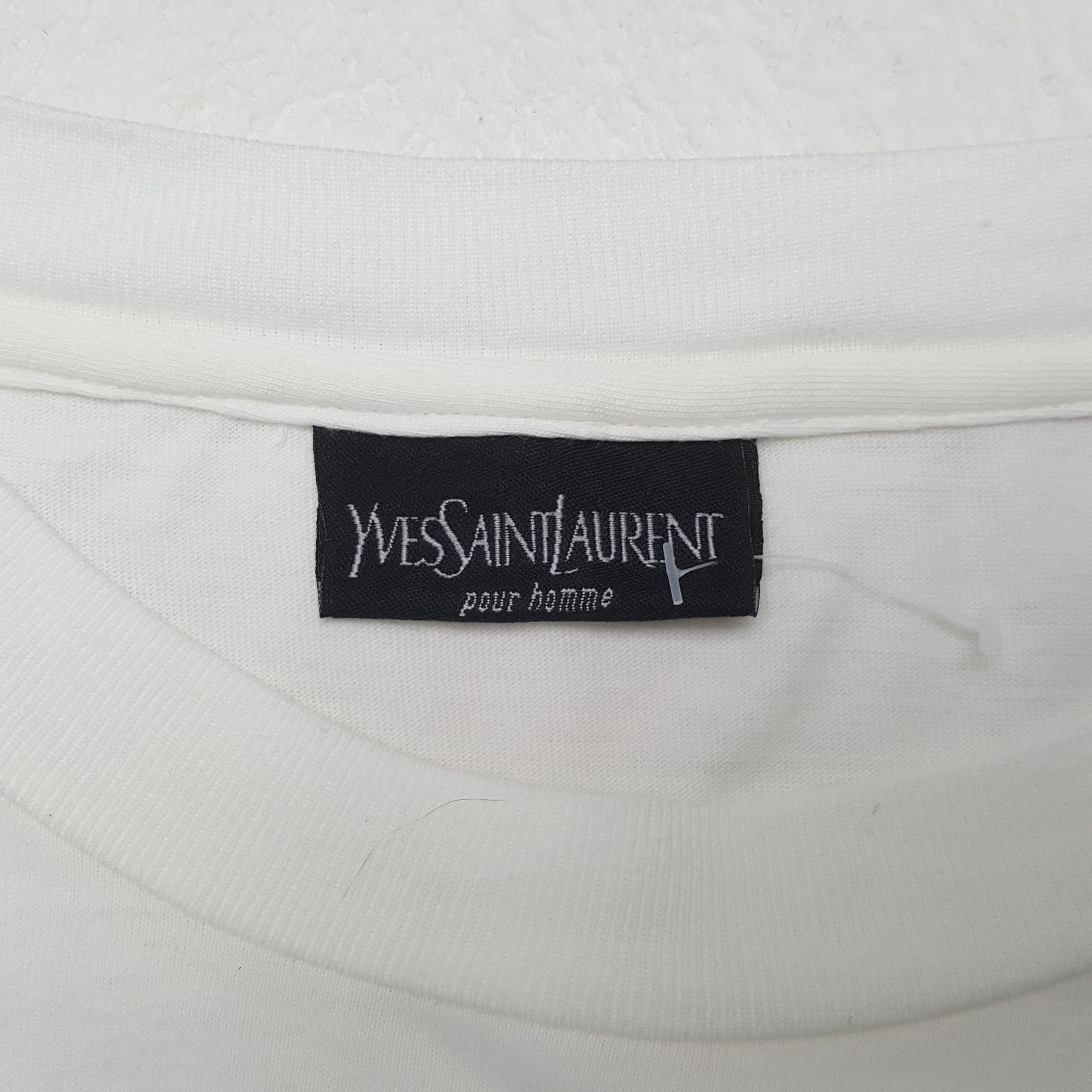 Yves Saint Laurent Vintage Yves Saint Laurent Italian Brand T-shirt RR14 Size US L / EU 52-54 / 3 - 4 Thumbnail