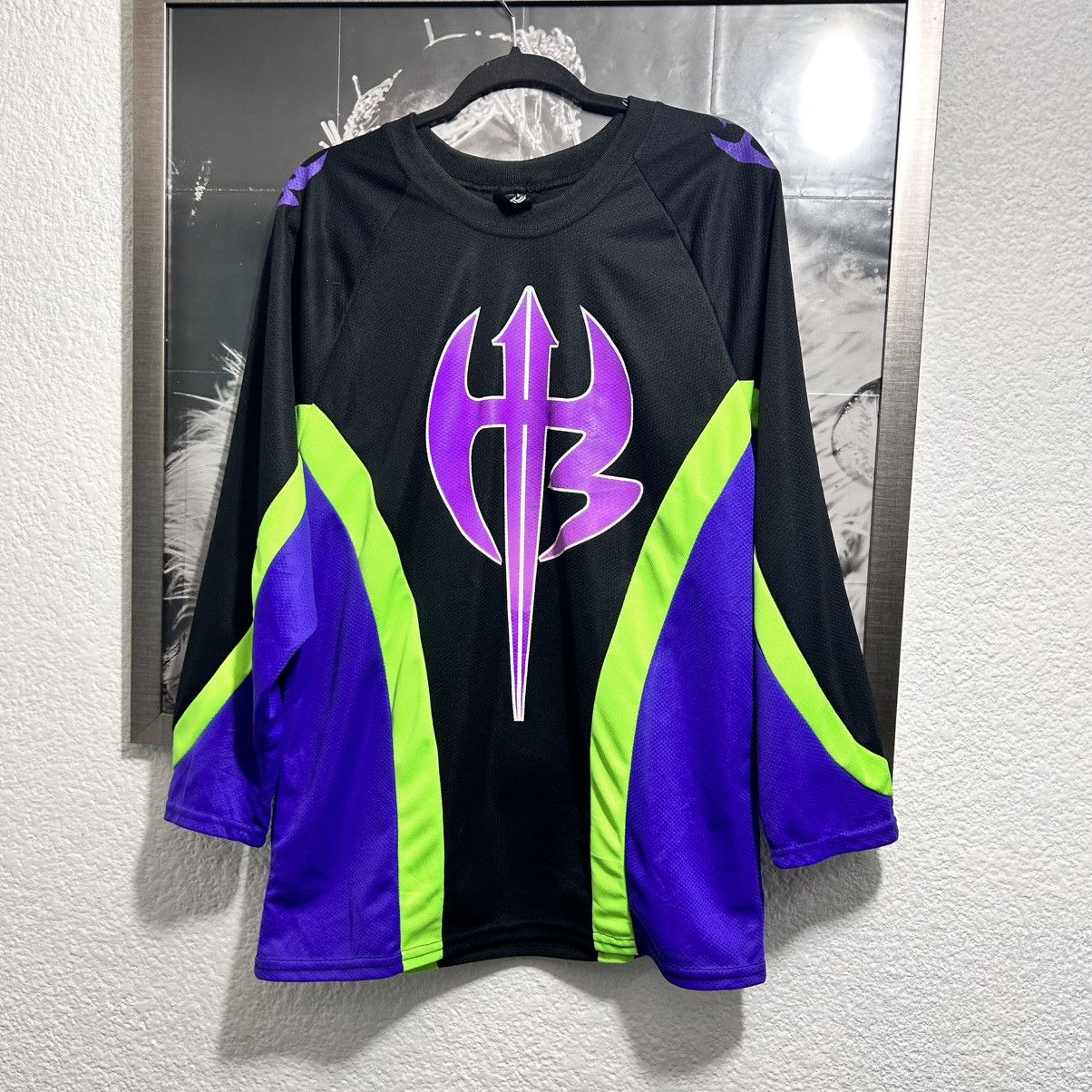 Vintage 2004 WWE 2024 Hardy Boyz Motocross Jersey Youth M