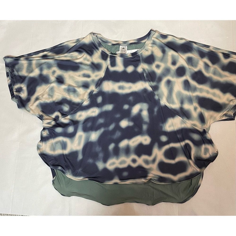 Adidas NWT New $85 Adidas & 11 HONORÉ Hazy Emerald T-Shirt Size 4X Size 4XL / US 24-26 - 3 Thumbnail