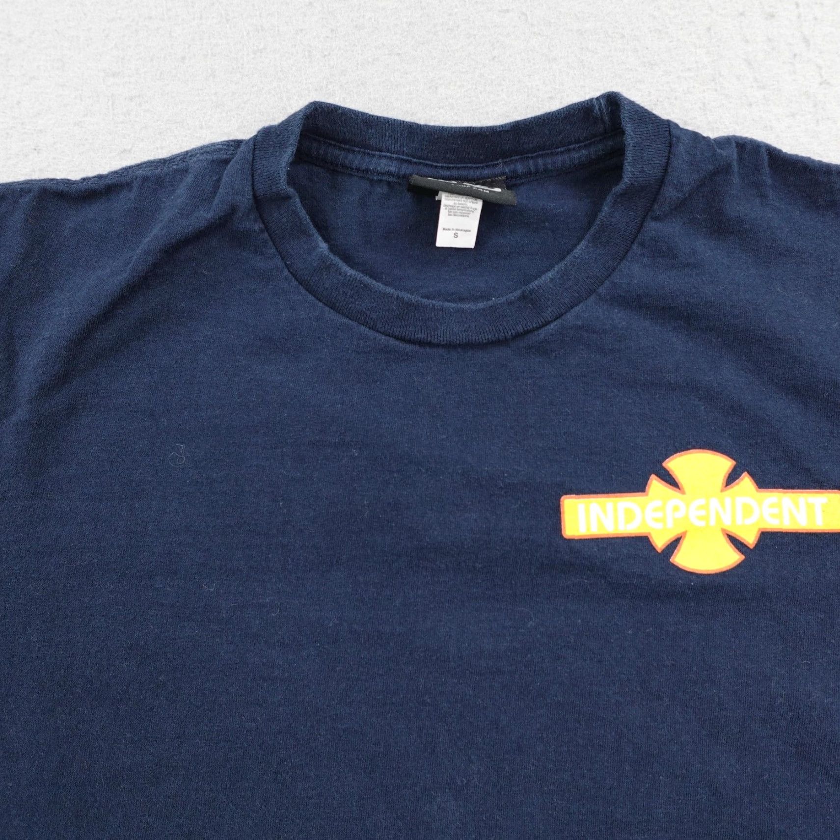 Vintage VINTAGE Independent Trucks Shirt Mens Small Blue Cross Logo Skateboard NHS Tag Shirt Size US S / EU 44-46 / 1 - 2 Thumbnail
