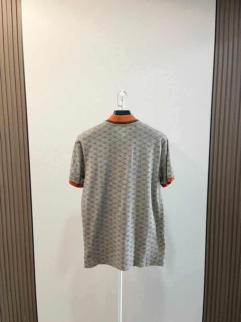 Gucci Gucci Full printed Logo short-sleeved Polo shirt 2502-Nexta Size US XL / EU 56 / 4 - 2 Thumbnail